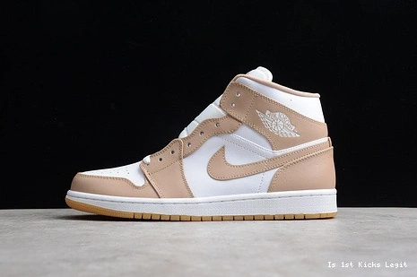 Jordan Tan 1 Mid - Gum 554724-271 0120